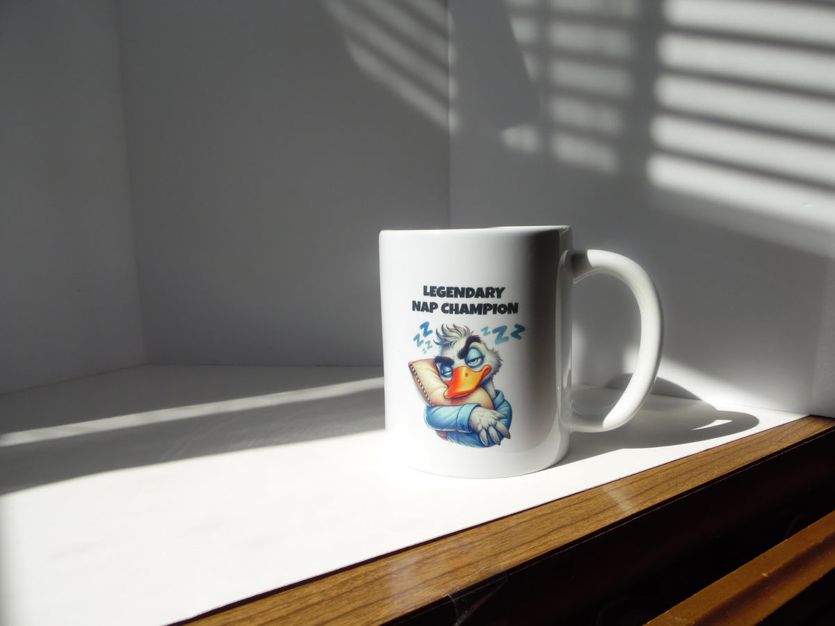 Original photo of Legendary Nap Champion duck artwork