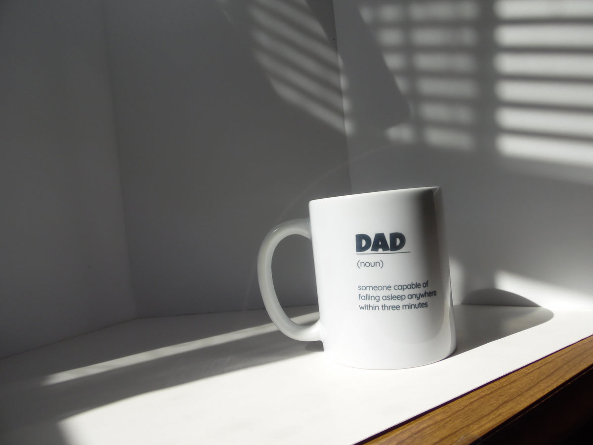 Original photo of Dad definition about falling asleep within three minutes