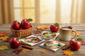 Apple Harvest Coasters - Lifestyle