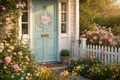Floral Welcome Wind Spinner