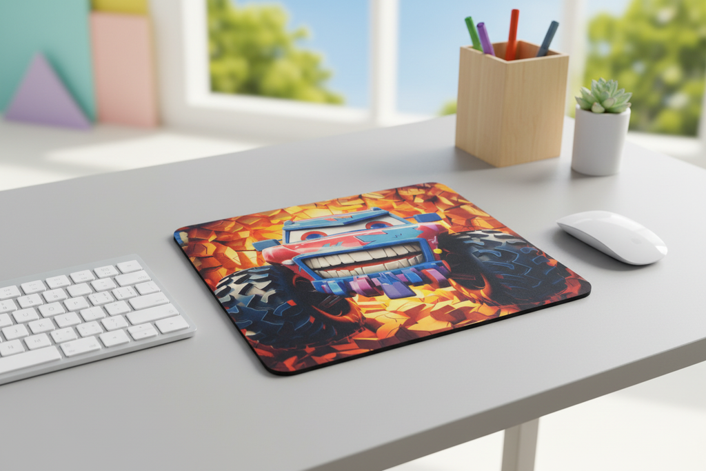 Monster Truck Mouse Pad - Bright Setting