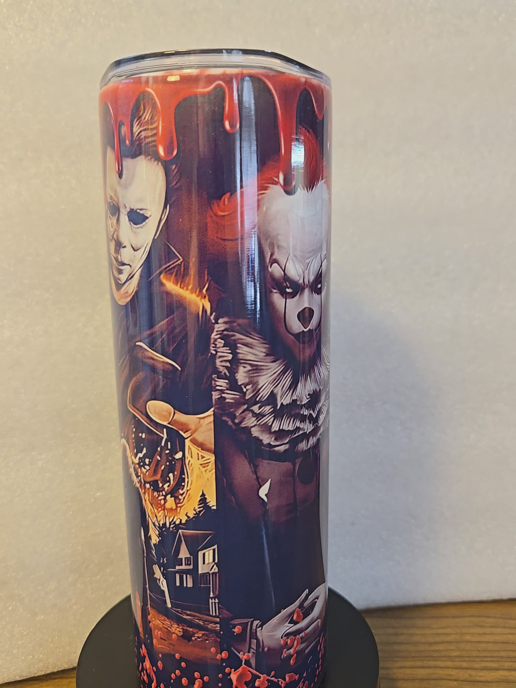 Horror Icons 20 oz Stainless Steel Skinny Tumbler