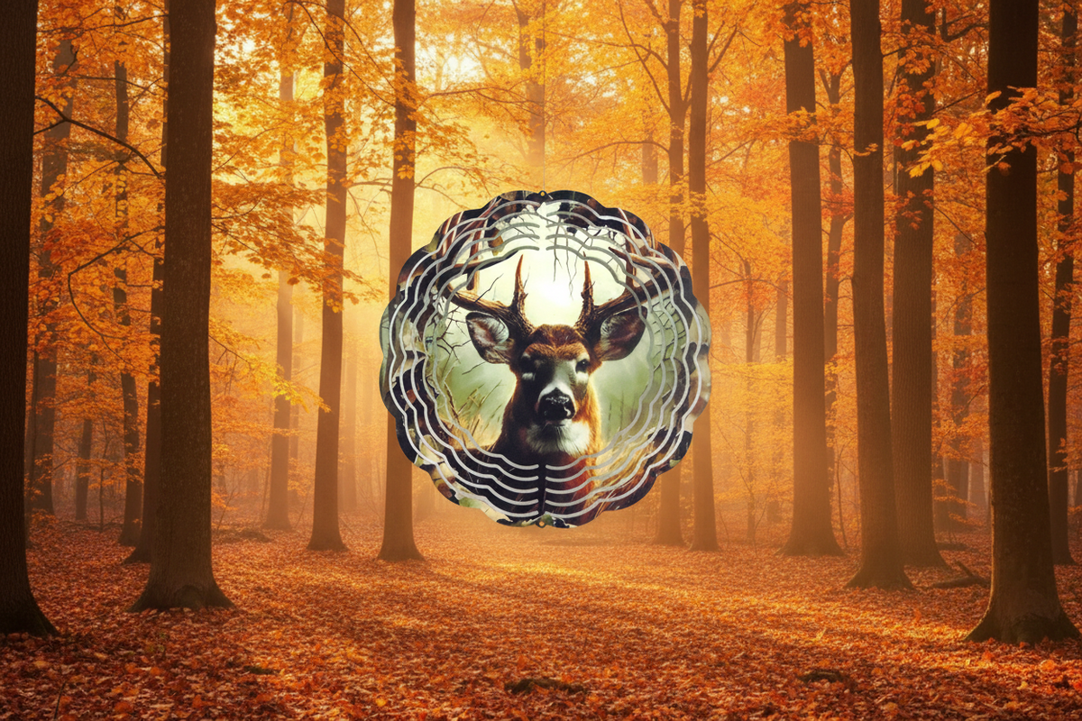 Whitetail Buck Wind Spinner